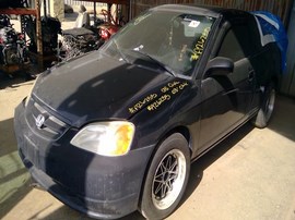 2003 HONDA CIVIC, BLACK,  EX MODEL, 1.7L, V-TEC   AT,  A26255